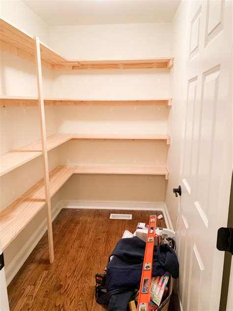 shelf support holes in pantry